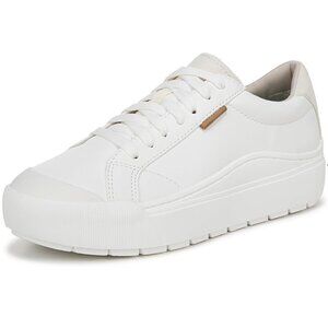 Dr. Scholl's Shoes Women's Time Off Sneaker - White - 8.5 Wide